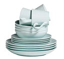 【中古】【輸入品・未使用】Gordon Ramsay by Royal Doulton Maze Blue 16-Piece Set by Royal Doul...