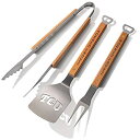 yÁzyAiEgpz(Tcu Horned Frogs) - SPORTULA 3-PIECE BBQ SET - TCU HORNED FROGS