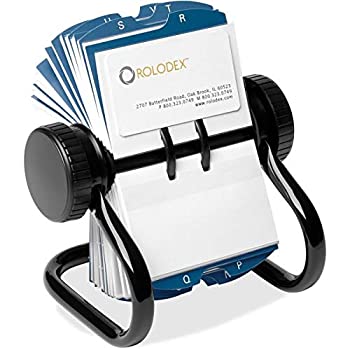 【中古】【輸入品 未使用】ROLODEX BUSINESS FILE BLACK 400CAP 67236