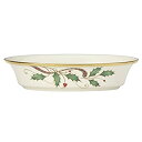 【中古】【輸入品・未使用】Lenox Holiday Nouveau ゴールド オープンベジタブルボウル