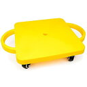 【中古】【輸入品・未使用】(Yellow) - 29cm Gym Class Scooter Sliding Board with Non-Skid Casto...