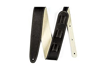 【中古】【輸入品・未使用】Fender フェンダー ストラップ BALL GLOVE LEATHER STRAP, BLK
