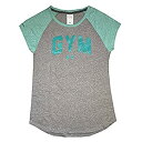 【中古】【輸入品 未使用】Under Armour Women Charged Cotton Pretty Gritty Logo Tee T-Shirt (M, Graphite/green breeze)