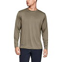 【中古】【輸入品・未使用】Under Armourメンズ 戦略的 UAテック 長袖Tシャツ L ブラウン