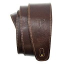 【中古】【輸入品・未使用】Perri’s Leathers Ltd. - ギターストラップ - 調節可能 - アコースティック/ベース/エレクトリックギター用 - カナダ製 (AFR25-6875)- チョコレ
