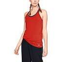【中古】【輸入品・未使用】Under Armour Women 's TB Seam strapytank L レッド
