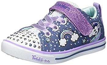 【中古】【輸入品・未使用】Skechers ユニ 子供用 スパークルライトユニコーンクレイズスニーカー, デニム/ラベンダー。, 1 Little Kid 【中古】【輸入品・未使用】Skechers ユニ 子供用 スパークルライトユニコーンクレイズスニーカー, デニム/ラベンダー。, 1 Little Kid