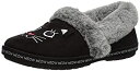 【中古】【輸入品・未使用】Skechers BOBS Women's Too Cozy-Meow Pajamas Slipper, Black, 8.5 M US