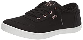 yÁzyAiEgpzSkechers BOBS Women's Bobs B Cute Sneaker, Black, 7 M US