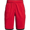 【中古】【輸入品・未使用】Under Armour Boys' Stunt 3.0 Shorts , Red (600)/Mod Gray , Youth Sm...