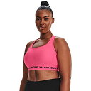 yÁzyAiEgpzUnder Armour Women's Crossback Mid Bra, Cerise/Black, LG (US 12-14)