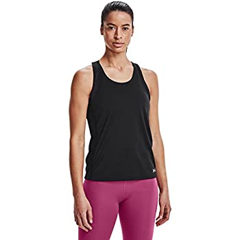 yÁzyAiEgpzUnder Armour Women's Fly By Tank , Black (001)/Reflective , Medium