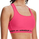 yÁzyAiEgpzUnder Armour Women's Crossback Mid Bra, Cerise/Black, SM (US 4-6)