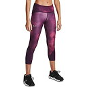 yÁzyAiEgpzUnder Armour Fly Fast HG Printed Crop Tight - Women's Polaris Purple/Polaris Purple/Reflective, L