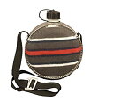 【中古】【輸入品・未使用】【米軍】Rothco(ロスコ) 水筒(ウォーターボトル)(2 Quart Striped Desert Canteen)