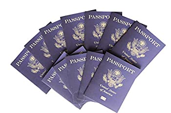 【中古】【輸入品・未使用】SJPRINTER 空白パスポートノート | パスポートごっこ | 学校のプロジェクト パーティーの記念品 旅行日記 地理ゲーム 教室の社会勉強 (24パスポ