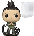 【中古】【輸入品・未使用】POP アニメ NARUTO 疾風伝 - 鹿丸奈良 Funko POP! ビニールフィギュア (互換性のあるポップボックスプロテクターケース付き)