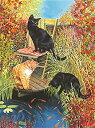 【中古】【輸入品・未使用】猫と鯉 1000ピースジグソーパズル - SUNSOUT INC(3)