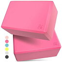 【中古】【輸入品・未使用】Greater Goods プレミアムヨガブロック - 2パックセット ヨガ ピラティス 瞑想用 | 軽量ブロック 高品質のラテックス...