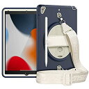 【中古】【輸入品・未使用】iPad 9/8/7 (10.2インチモデル2021/2020/2019 第9/8/7世代)用ケース、フルボディ耐衝撃保護カバー 36...