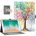 【中古】【輸入品・未使用】Tree iPad 第9/8/7世代 ケース iPad 10.2 ケース ペンシルホルダー/ハンドストラップ/ポケット付き 10.2イ...