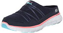 【中古】【輸入品・未使用】スケッチャーズ Skechers スポーツ レディース エアストリーマー スリッポン ミュール, ネイビー/ピンク, 7