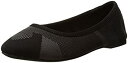【中古】【輸入品・未使用】Skechers レディース Cleo-Wham バレエフラット, ブラック/チャーコール, 7.5