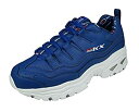 【中古】【輸入品 未使用】 スケッチャーズ Energy Retro Vision Womens Leather Sneakers Fashion Shoes Comfortable Walking-Blue-23