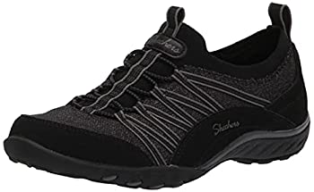 Skechers Women's 100231 Sneaker, Black, 6