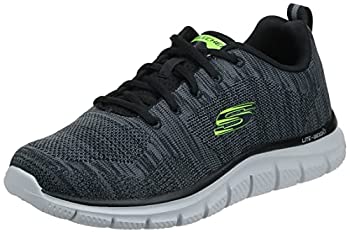 【中古】【輸入品・未使用】Skechers Men's Track Front Runner Lace-up Sneaker Oxford, Charcoal/Black, 9.5 Wide 【中古】【輸入品・未使用】Skechers Men's Track Front Runner Lace-up Sneaker Oxford, Charcoal/Black, 9.5 Wide