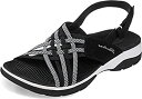 【中古】【輸入品・未使用】Skechers Arch Fit Reggae Sport Black/White 5 B (M)