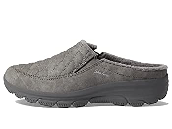 【中古】【輸入品 未使用】Skechers レディース Easy Going-Road Trip Mule, ダークグレー, 7