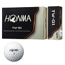 【中古】【輸入品 未使用】本間ゴルフ HONMA ボール TW-G1 ボール 1ダース(12個入り) ホワイト