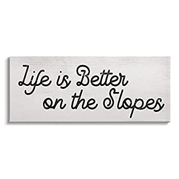 【中古】【輸入品・未使用】Stupell Industries Life's Better on The Slopes フレーズスキースポーツ、Daphne Polselliによるデザインキャンバスウォールアート 24 x 10イ 【中古】【輸入品・未使用】Stupell Industries Life's Better on The Slopes フレーズスキースポーツ、Daphne Polselliによるデザインキャンバスウォールアート 24 x 10イ
