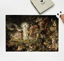 【中古】【輸入品・未使用】1000ピース - 博物館絵画 - ジグソーパズル - オベロンとタイタニアの口論 1849 |サージョセフ・ノエル・パトン作 | 学ぶファインアート・アズ・