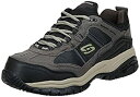 【中古】【輸入品・未使用】Skechers Men's Work Relaxed Fit Soft Stride Grinnel Comp, Brown/Bla...