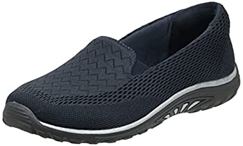 【中古】【輸入品・未使用】Skechers レディース レゲエ・フェストウィローズ フラット, ネイビー メッシュ, 6