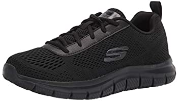 yÁzyAiEgpzSkechers Men's Track Moulton Oxford, Black