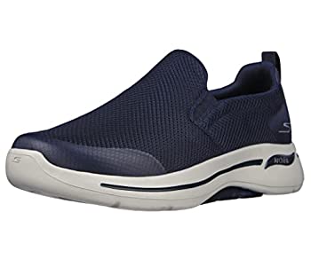 【中古】【輸入品・未使用】Skechers メンズ Gowalk アーチフィット アスレチック スリッポン カジュアルローファー ウォーキングシューズ スニーカー, ネイビー/グレー, 7(4)