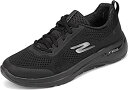 【中古】【輸入品・未使用】Skechers Go Walk Arch Fit - 124404 Black 9 D - Wide