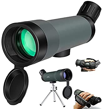 【中古】【輸入品・未使用】単眼鏡 望遠鏡 20x50 ズーム HD ハンティング スポッティングスコープ ポータブル三脚付き 大人用 アウトドア バードウォッチング ハンティング