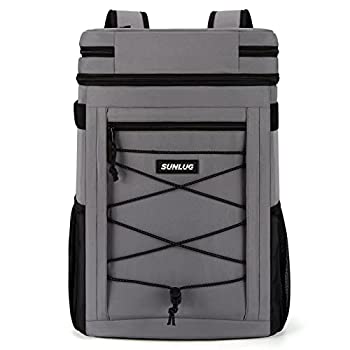 【中古】【輸入品・未使用】SUNLUG クーラーバックパック 30缶 大型バックパック クーラー 断熱 漏れ防止 ソフトクーラーバッグ メンズ レディース ピクニック ビーチ