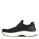 【中古】【輸入品・未使用】Skechers Max Cushioning Arch Fit Knit Slip-On Black/White 5 B (M)