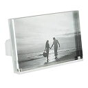 【中古】【輸入品・未使用】Tizo 水平 7x5 ルーサイト写真フレーム 丈夫な厚さ1インチ クリアルーサイト&マグネット留め エレガントで実用的なブティック品質フォトフレーム(2)