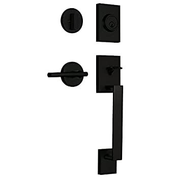 【中古】【輸入品・未使用】Nuk3y Haven モダンハンドルセット フロントドア エントリーハンドルとデッドボルト リバーシブルインサイ..