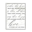 【中古】【輸入品・未使用】Stupell Industries Love in Every Act and Word Family Greeting、Daphn...