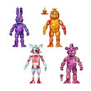 【中古】【輸入品 未使用】Funko アクションフィギュア - FNAF 絞り染め Five Night 039 s at Freddy 039 s 4点セット - ボニー チカ フォクシー フレディ