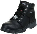 【中古】【輸入品・未使用】Skechers for Work Men's Workshire Relaxed Fit Work Steel Toe Boot,Black,9.5 W US(4)