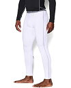 【中古】【輸入品・未使用】Under Armour 男性用 コールドギア アーマーコンプレッションレギンス ホワイト