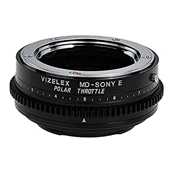 【中古】【輸入品 未使用】Vizelex Polar Throttle Lens Adapter Compatible with Minolta MD Lenses to Sony E-Mount Cameras - By Fotodiox Pro